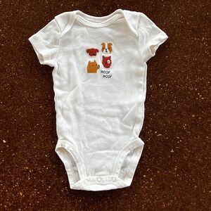 Cute 0-3 months baby bodysuit by Carters